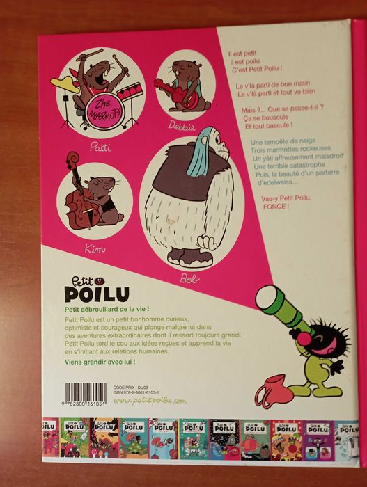 Petit Poilu - Le blues dy Yéti - BD infantil sem palavras