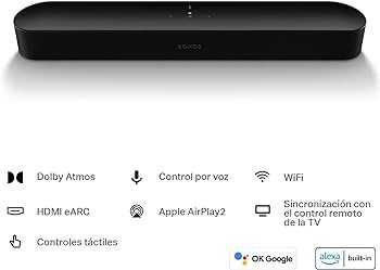 Саундбар Sonos Beam Gen 2 EU  Black/White Dolby Atmos в наявності