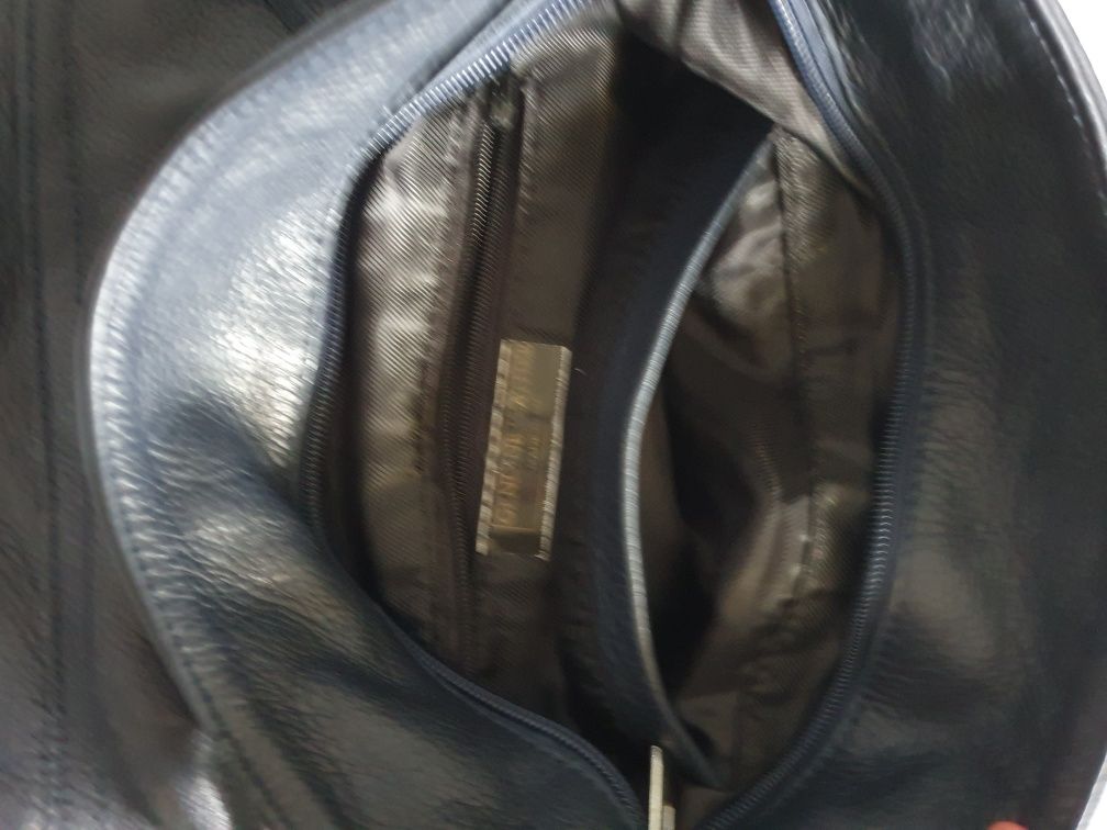 torba skóra naturalna piekny granat