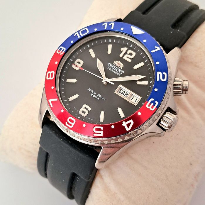 Zegarek japoński Orient Mako 2 Pepsi Automatic Diver