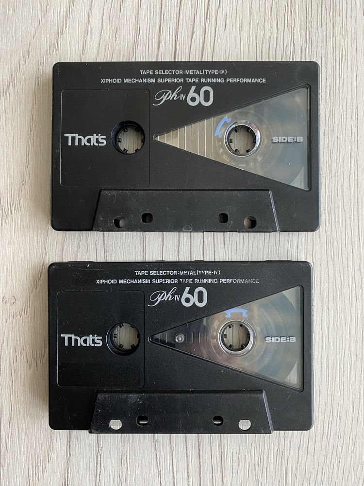Аудиокассеты That’s ph60 Metal лот-2 шт.
