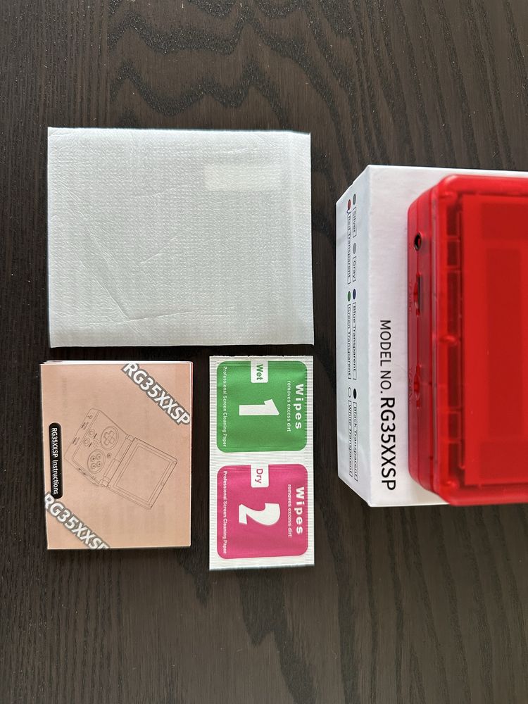 Retro Anbernic RG35XX SP KNULLI PL 64gb+Szkło+Ładowarka