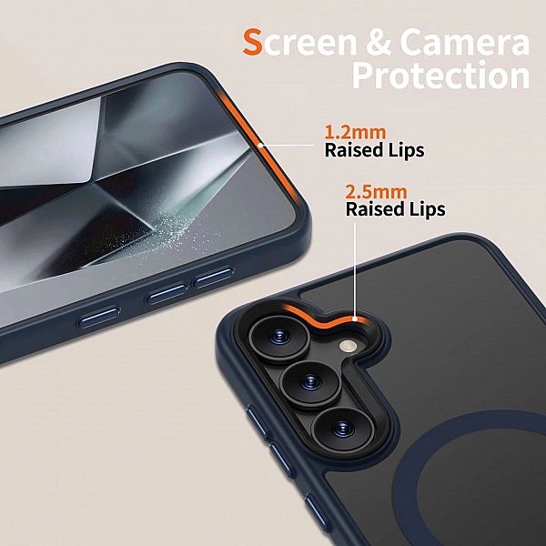 Tech-Protect Magmat Magsafe Galaxy S25 Matte Navy