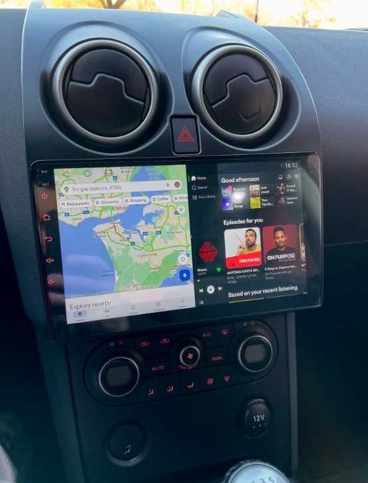 Radio 2din Android Qashqai J10 4GB Nawigacja, Bluetooth, DSP, Raty