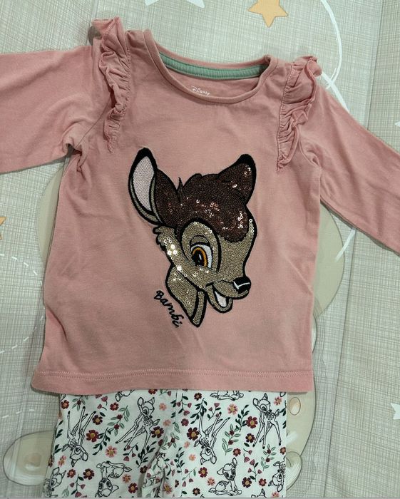 Calças + Camisola Bambi (9-12M)