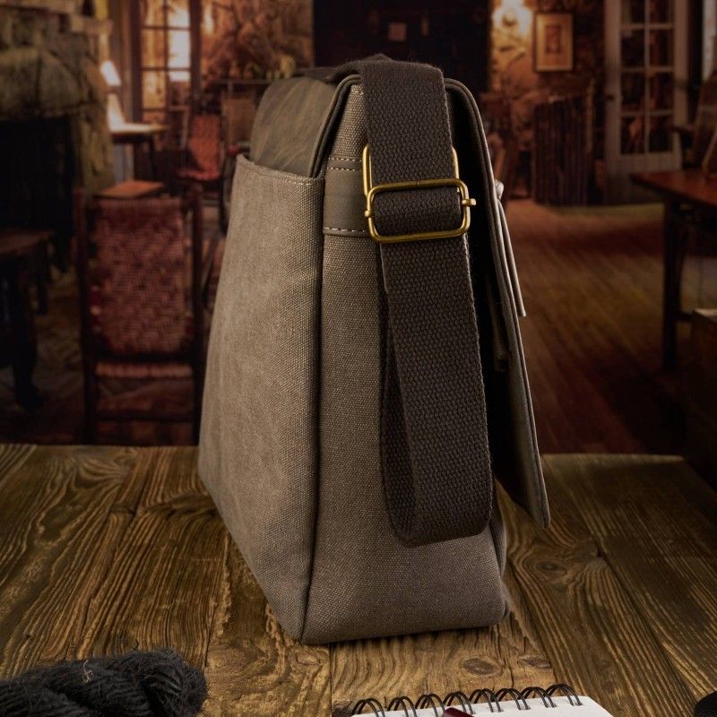 torba męska na ramię vintage canvas sp-06-br