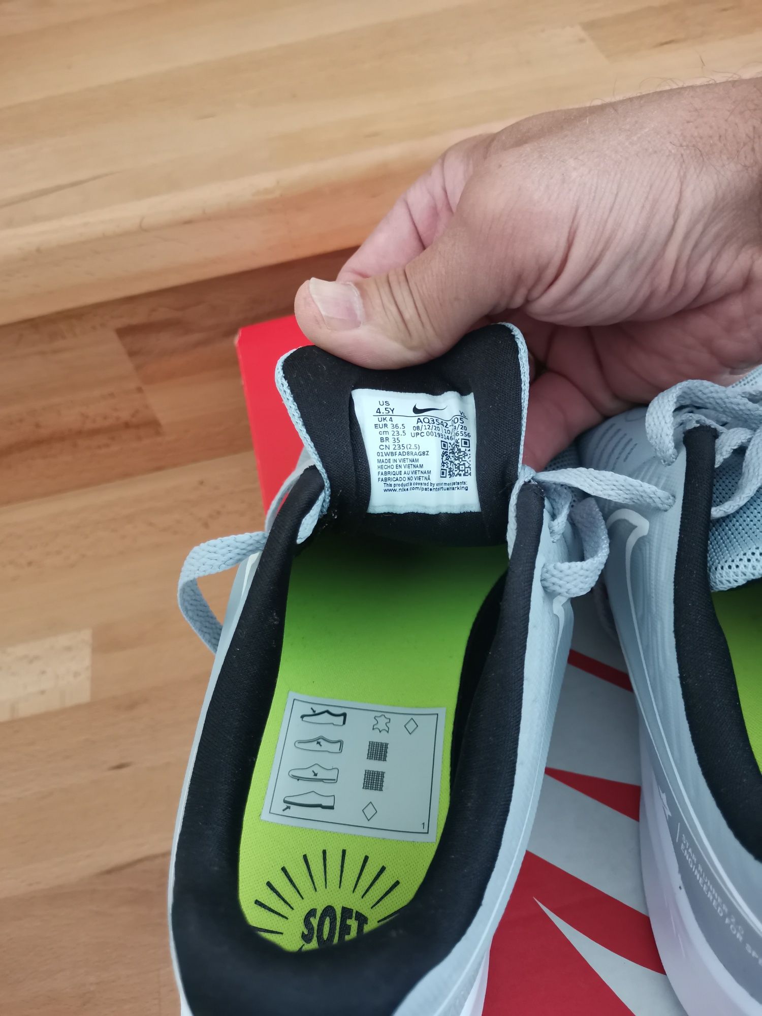 Кроссовки новые Nike run star 2.0 размер 36.5 (23.5см)