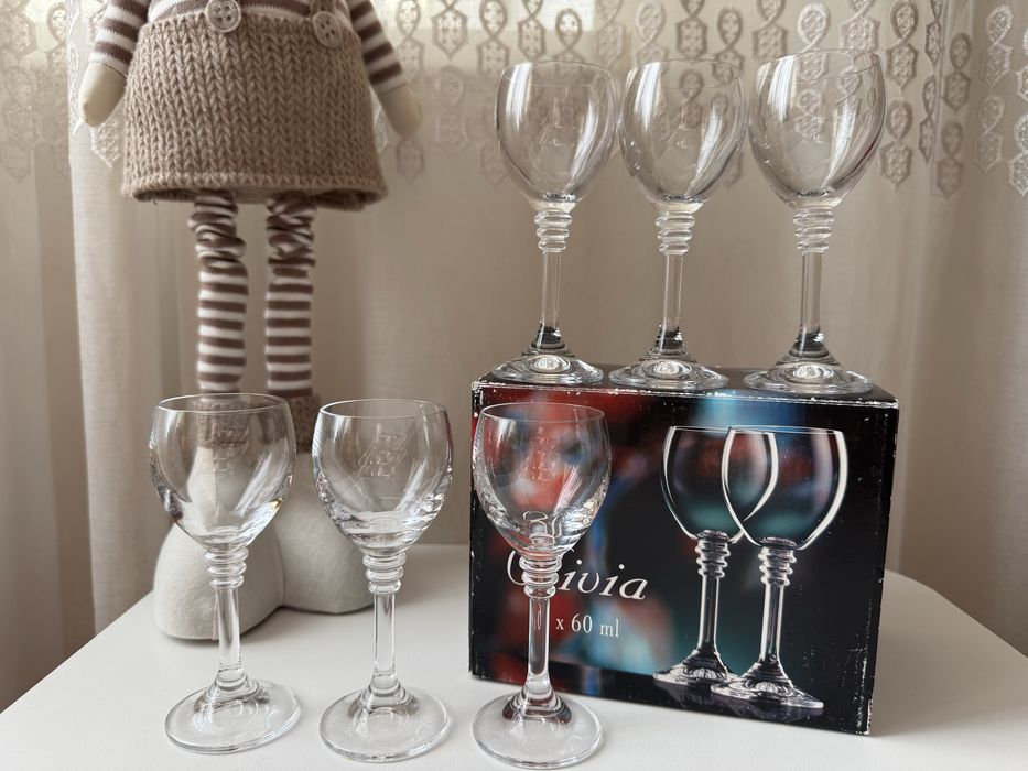 Бокалы Bohemia для бренди, коньяка, ликера. Рюмки Богемия