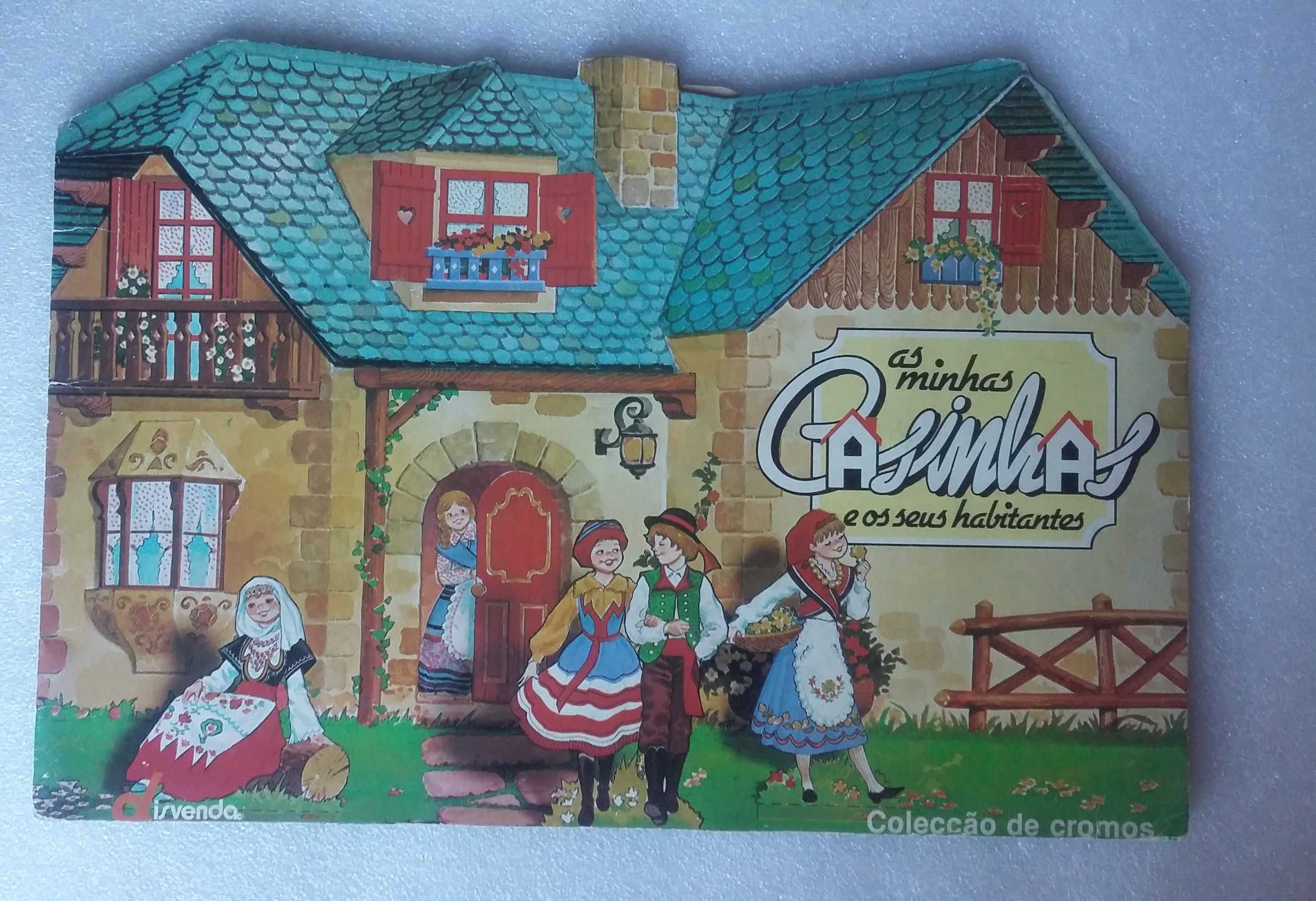 Caderneta de cromos- as minhas casinhas e seus habitantes