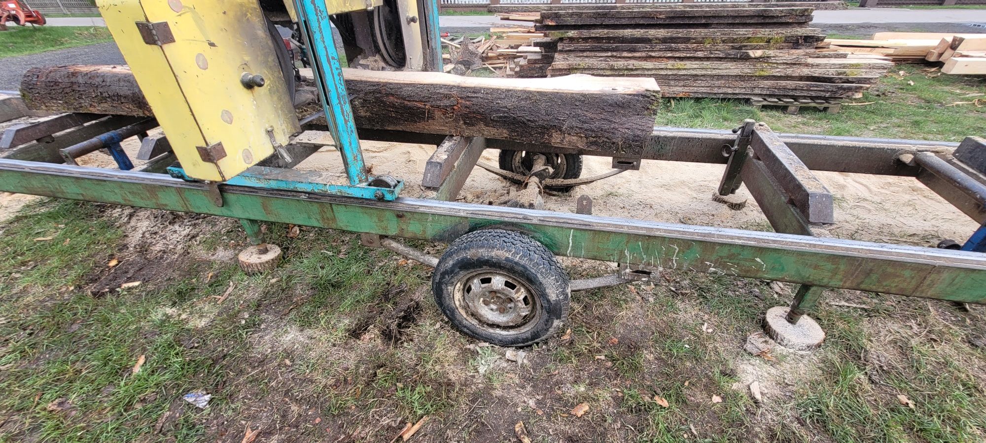 Dąb drewno bale 55 mm grube,