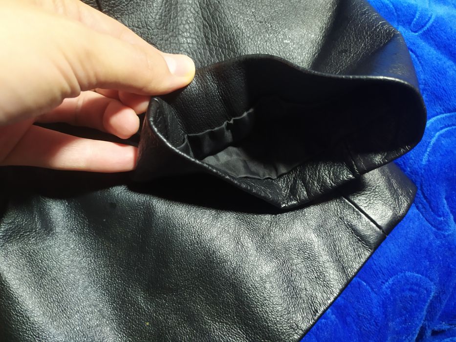 Мужской кожаный пиджак