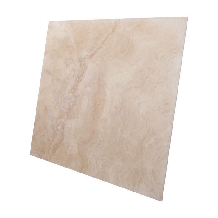 Płytki Trawertyn Classic Light szlifowany 60x60 Salon Korytarz