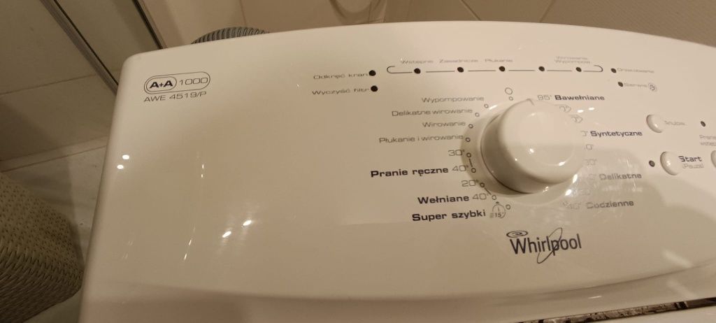 Pralka Whirlpool AWE4519/P sprawna stan bardzo dobry