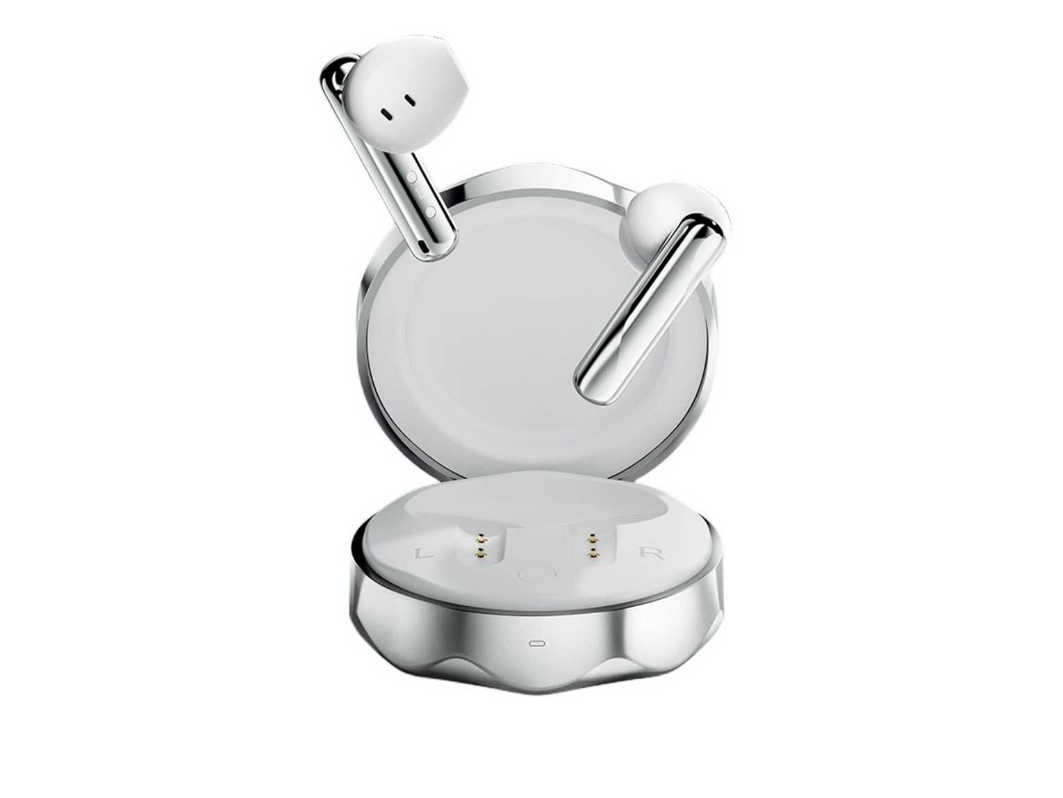 Отличный подарок! Xiaomi QCY T21 silver FairyBuds  белый серебро