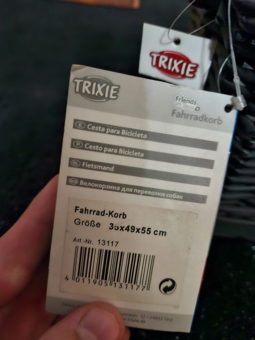 Kosz na rower marki Trixie