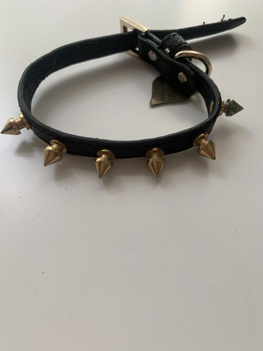 Obroza dla malego psa rockowa z ćwoeksmi Puppy Love S