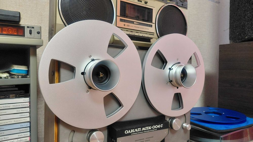 Катушки для магнитофона алюминивые 26,5 под набы NAB