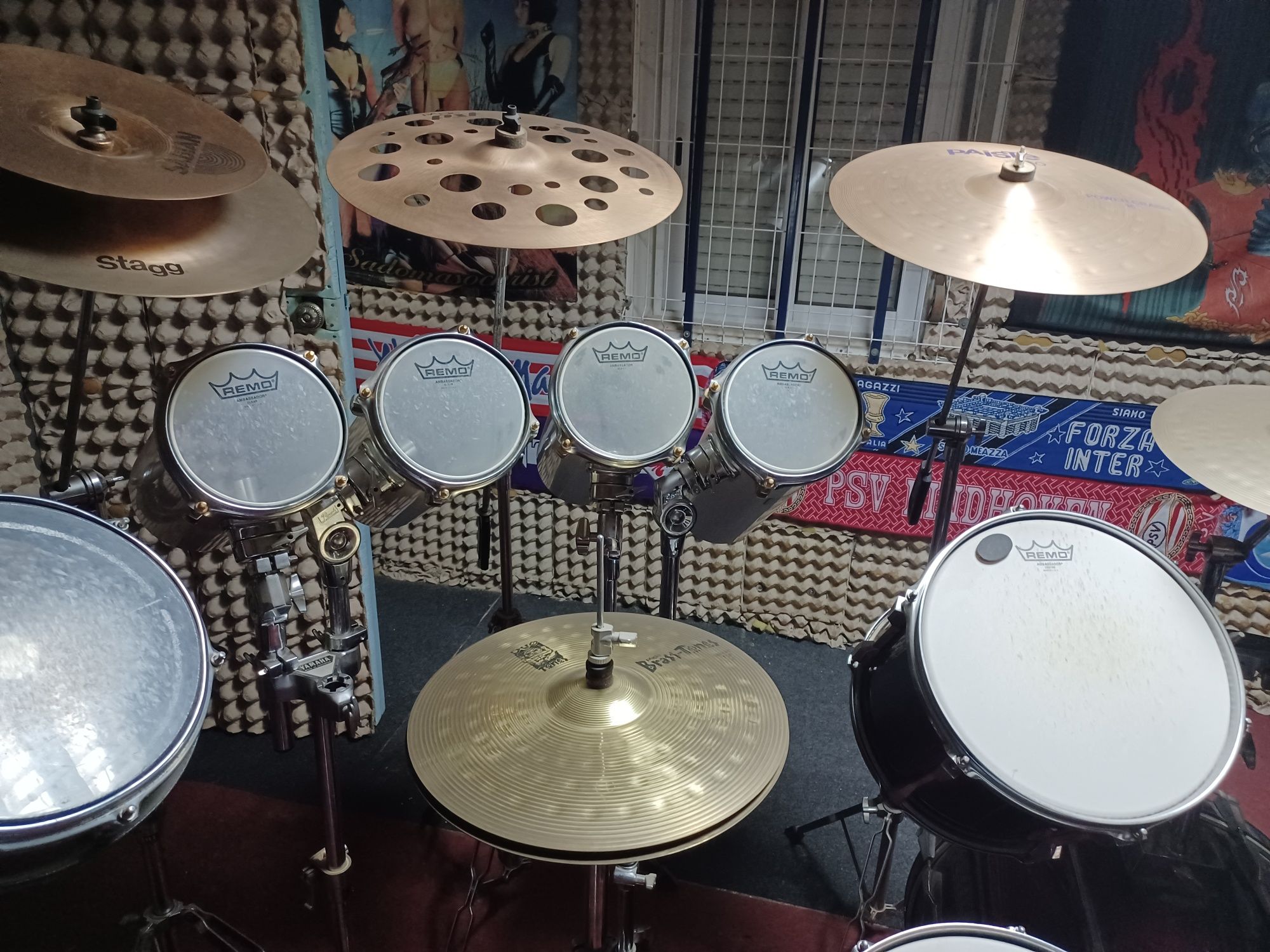 Conjunto bateria Tama edição limitada