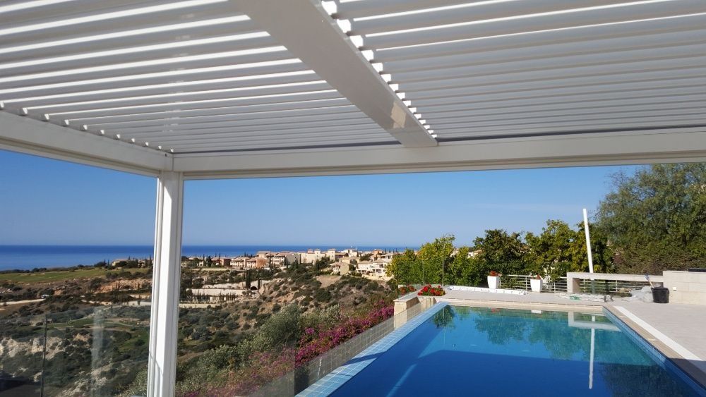 Pergola Aluminiowa altana z montażem 350x460 SELT SOMFY Legnica