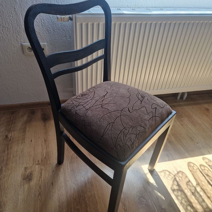 Krzesła drewniane tapicerowane 6szt