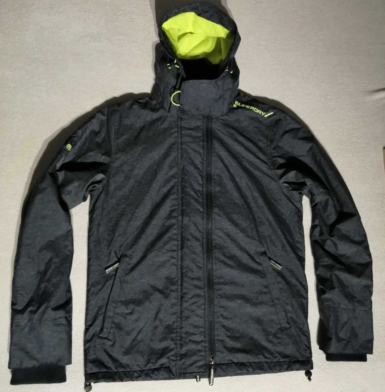 SUPERDRY Tech Windcheater Kurtka Męska Kaptur M Oryginalna 100%