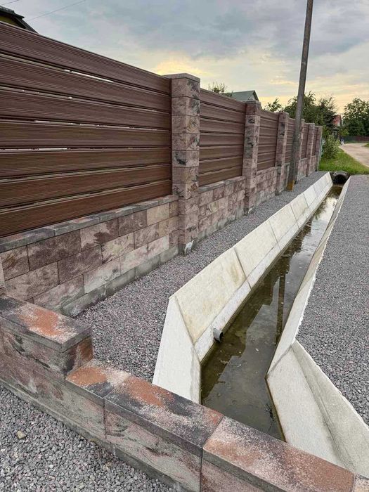 Паркан Огорожа Блок для парканів