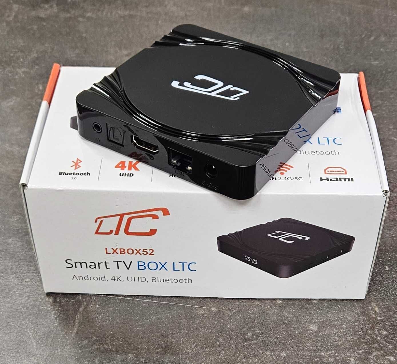 SMART BOX TV 4K android bluetooth LTC LXBOX52