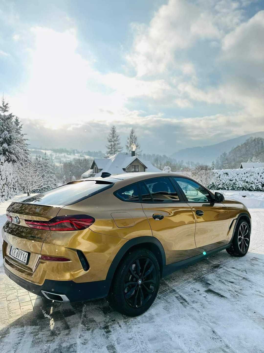 Samochód do Ślubu Złote BMW X6