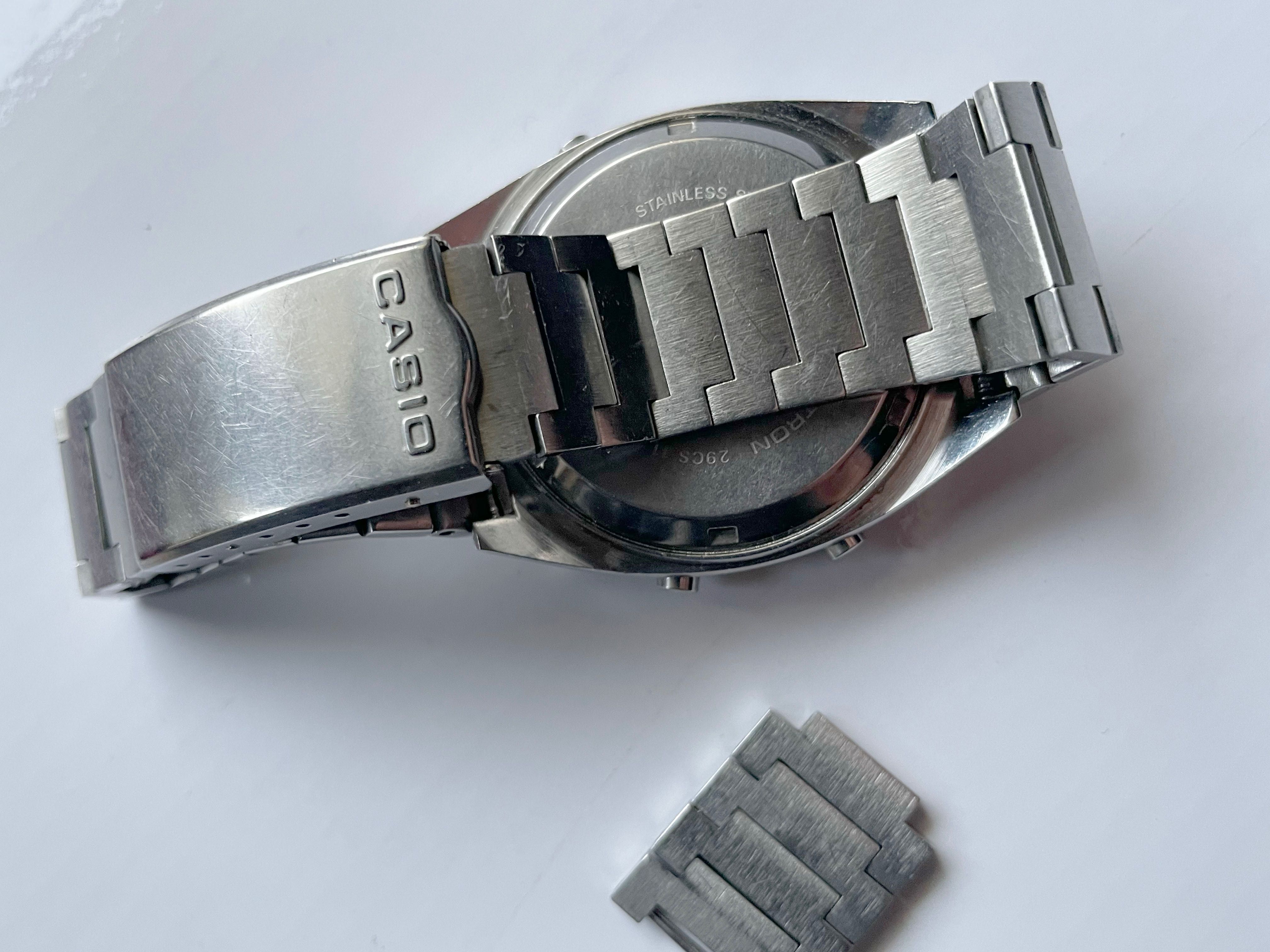 Zegarek Casio vintage unikat z lat 70 Casiotron 29CS-11 - uszkodzony