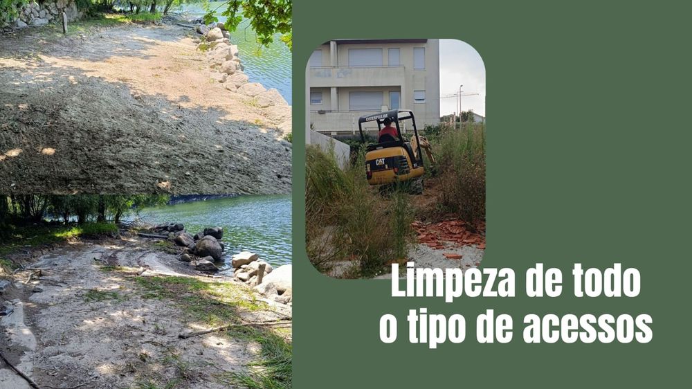 Limpeza de terrenos e jardins