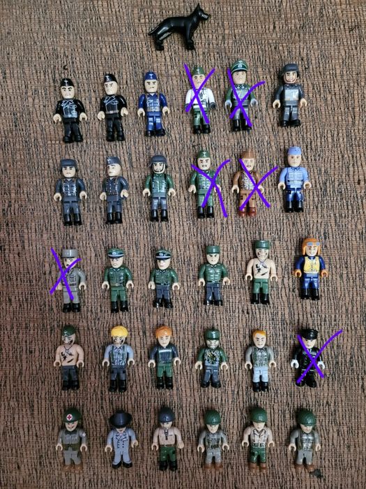 COBI figurki ludziki 25 figurek