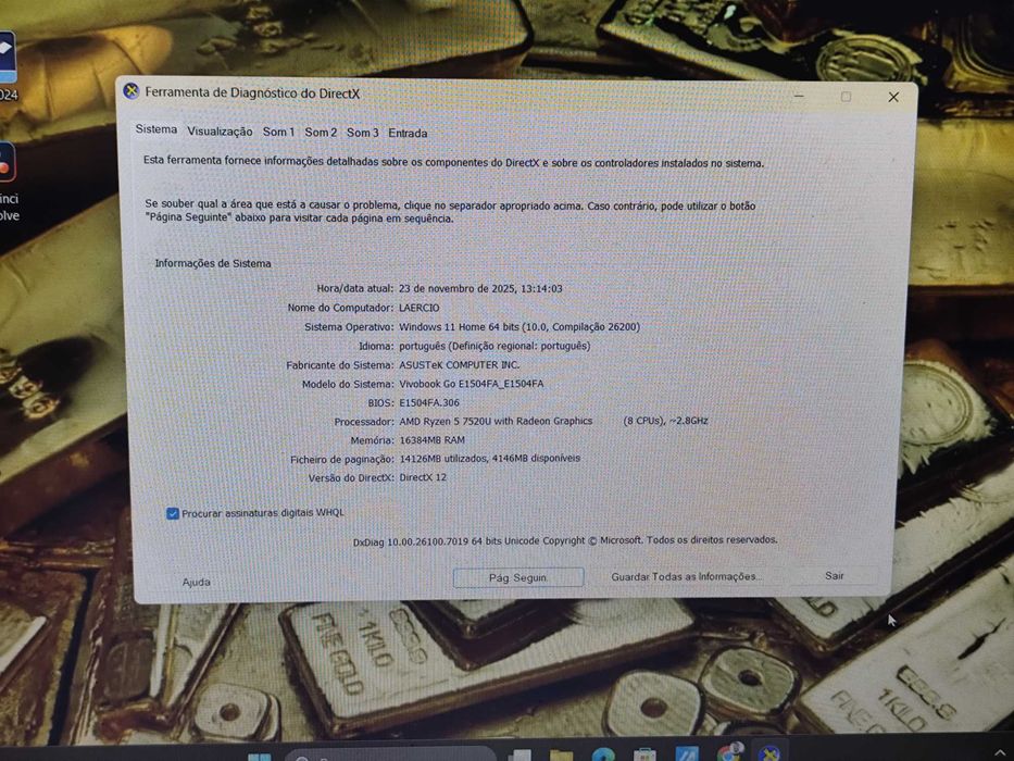 Notebook Vivobook em Perfeito estado | Ideal para trabalho