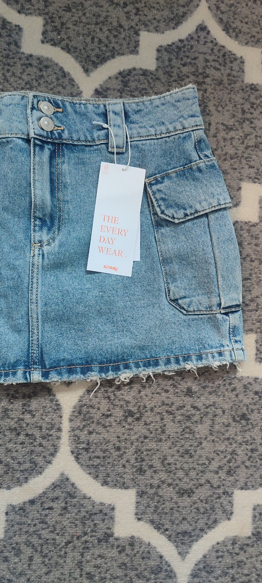 Spódniczka jeans bojówka nowa