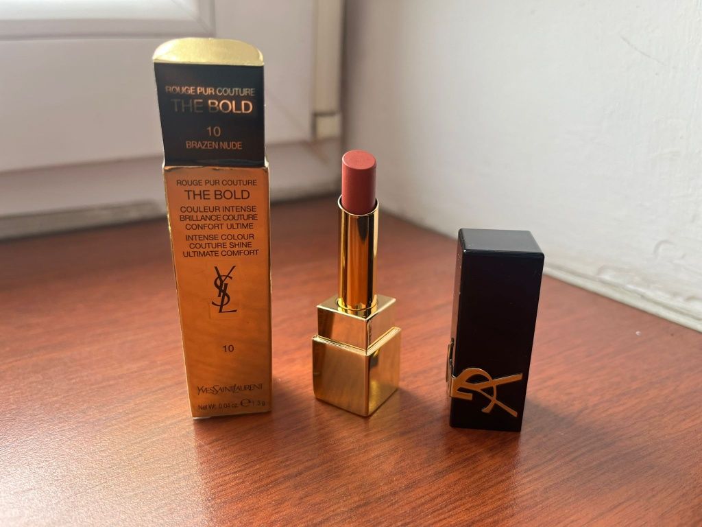 Szminka pomadka YSL the Bold 10 Branże Nude