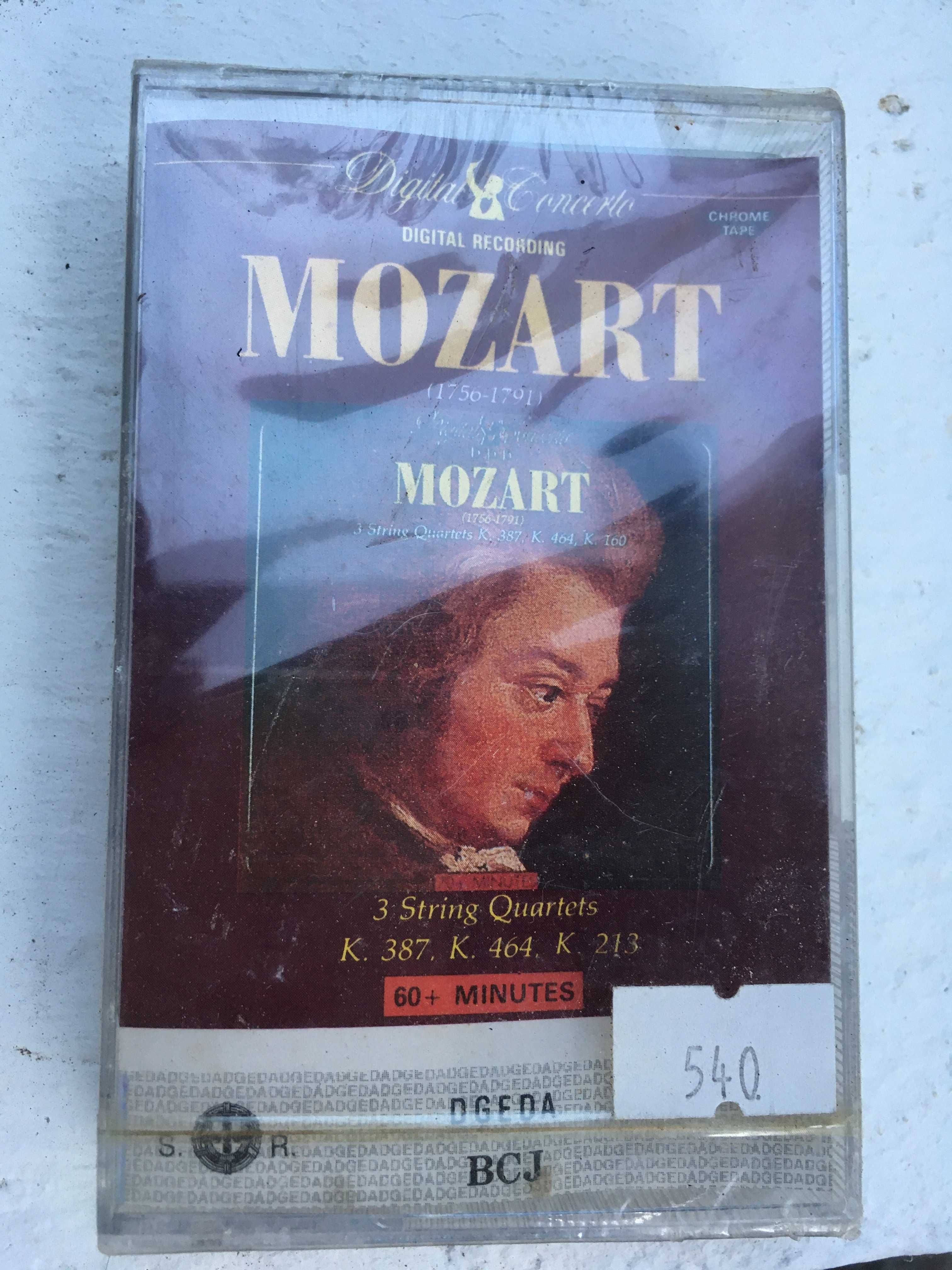 Vintage Cassete de áudio nova selada MOZART