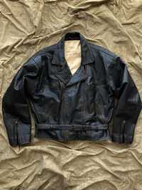 Мужская кожаная куртка Maddox косуха washed jacket 54 XL