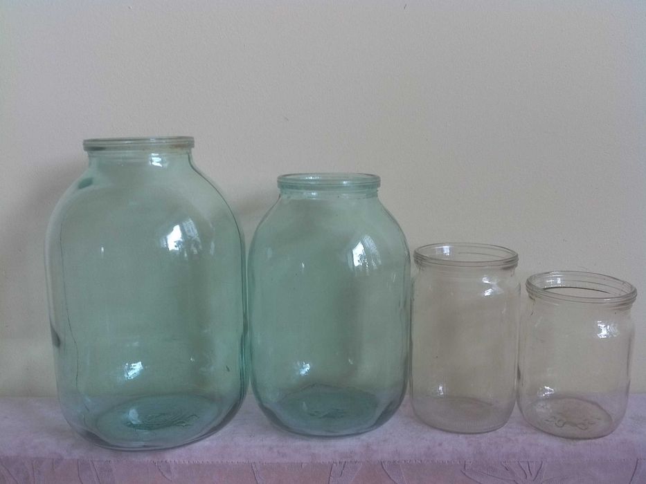 Банки стеклянные производство СССР.
