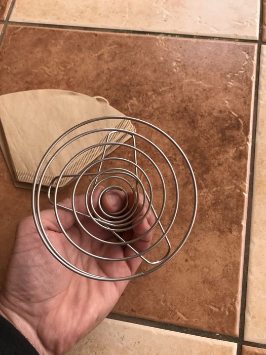 Dripper do kawy przelew sprezynowy skladany turystyczny edc bushcraft