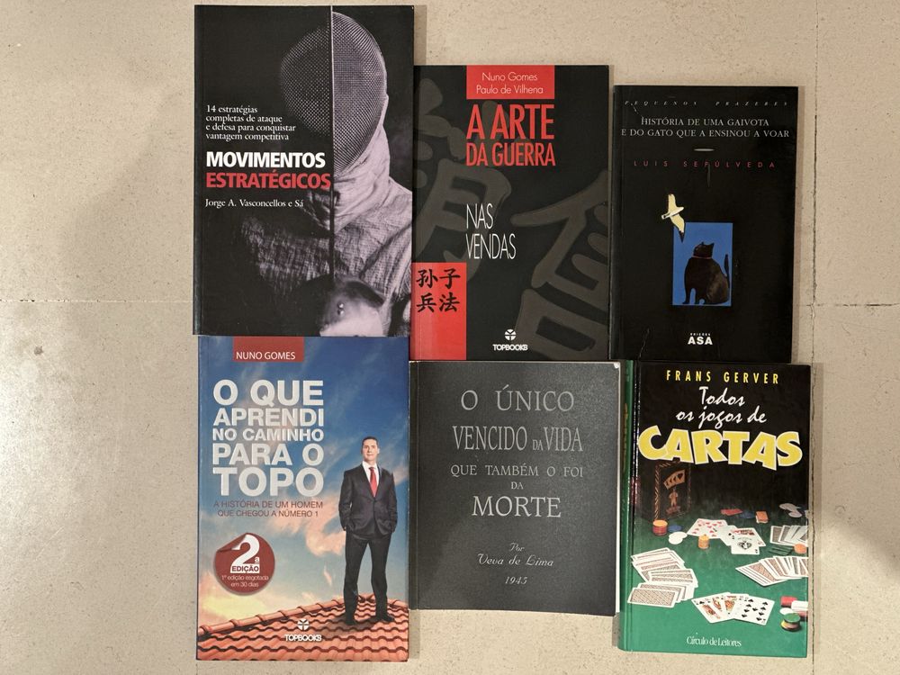 Livros variados  5 € cada