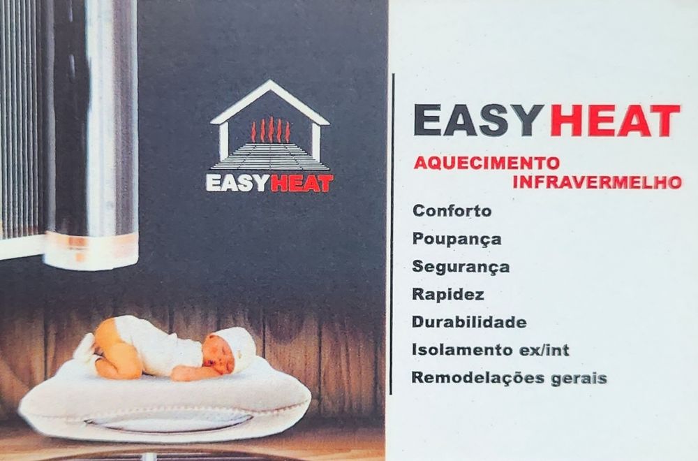 Aquecimento infravermelho/piso radiante/aquecimento central. Aquecedor