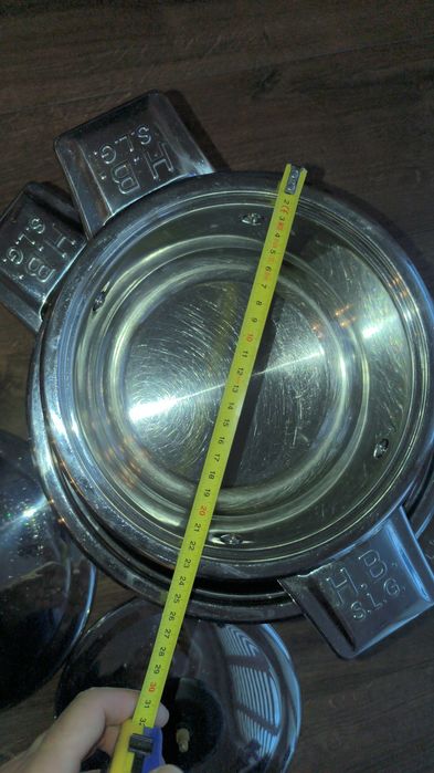 Garnki, 6L 3L i 1L, niemieckie, gruba stal nierdzewna, każda kuchenka