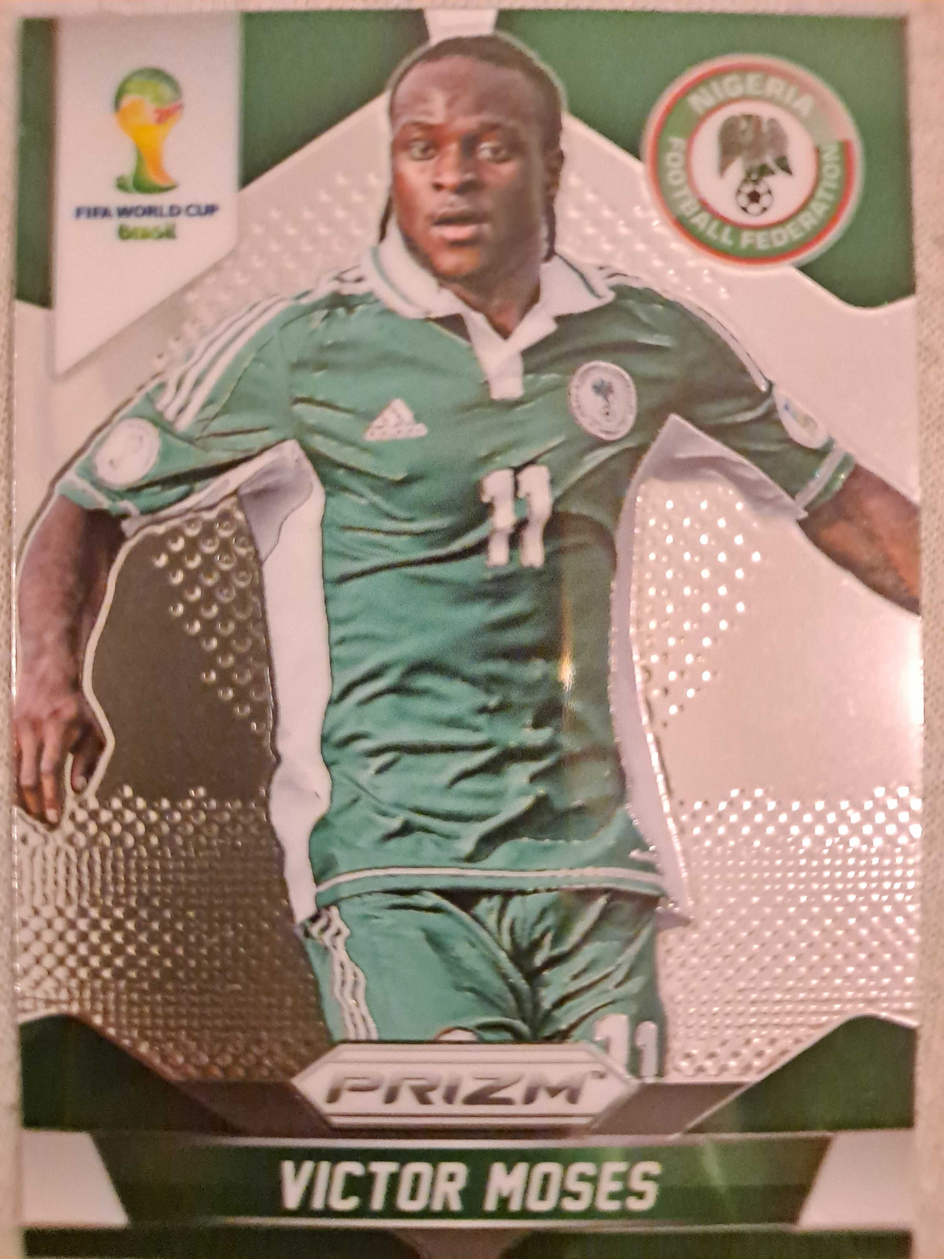 Victor Moses.Panini Prizm Brasil 2014.#151