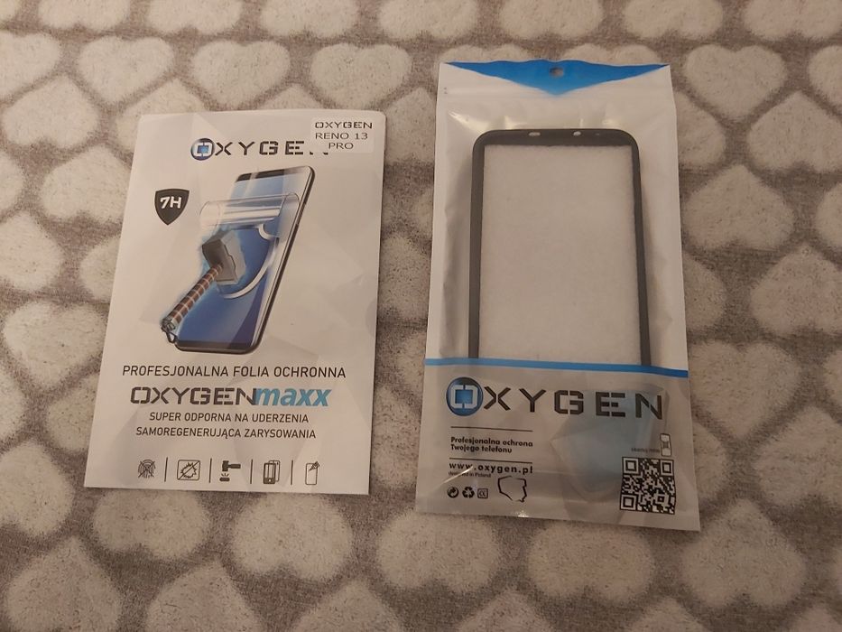 Profesjonalna folia ochronna Oxygen oraz etui Oppo Reno 13 Pro