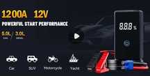 Пусковий пристрій JUMP STARTER 1200A