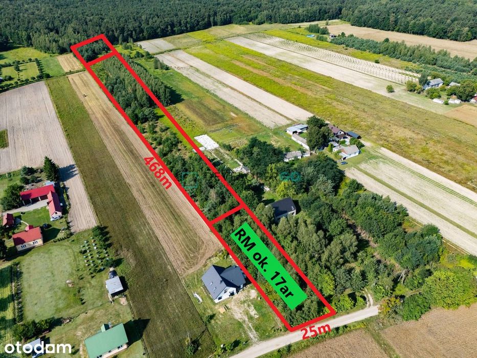 Piękna działka niedaleko Magicznych Ogrodów