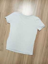 Biały gładki t-shirt bluzka koszulka regular fit Cedar Wood State S
