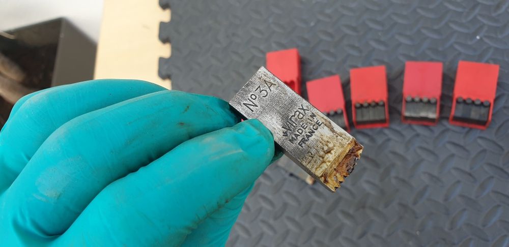 Maquina roscas/ 6 conjuntos de pentes