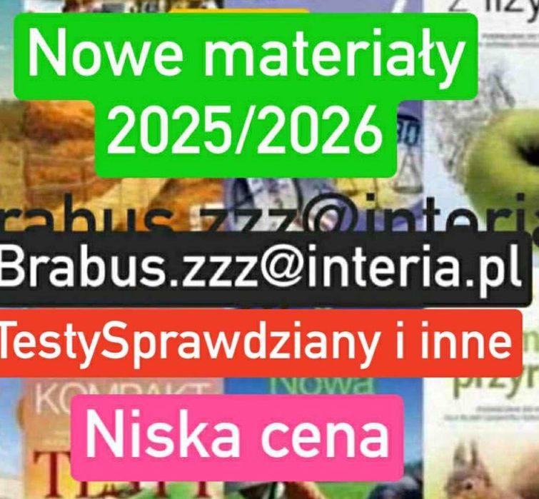 Te.s.ty klasa 4,6,8,5,7 i Liceum_Sprawdziany_zestaw