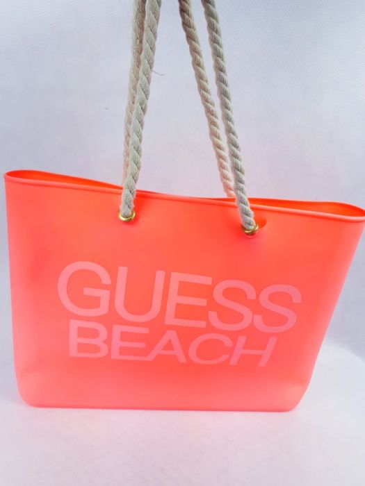Nowa torebka guess beach pomarańczowa neon