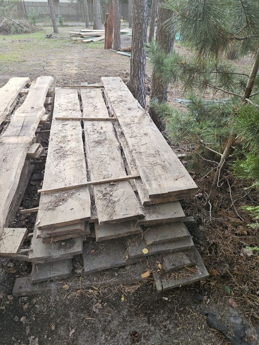 Deska sosnowa 3m okolo 30mm grubosci sezonowana 10 lat